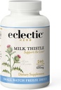 Eclectic Institute Raw Freeze- Dry None-GMO Milk Thistle Thistle 124; dengan Silymarin untuk Dukungan Hati - Detox, Cleanse & Keep 124; 240 CT