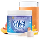 Zipfizz Calm & Sleep Supder, Peach Mangga, 12.3 oz (30-60 Servings) Aid Natural Sleep Untuk Anak-anak & Dewasa 124; Berisi Magnesium, Meltonin, L- Theanine 124; Relaxation & Mood Enhancement