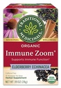 Obat tradisional, Organik Immune Zoom Echinacea Elderberry Tea Ammune Elderberry, 16 Count (Paket 2)