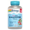Solaray D-Mannose 1000mg dengan CranActin Cranberry Supplement 400mg, Urinary Trakt Health & Bladder Dukung Capsules dengan Vitamin C, Vegan, 60 Hari Jaminan, 75 Layanan, 150 VexCaps