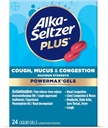 Alka- Seltzer Plus Maximum Power Cough, Mucus & Consultion Powermax Liquid Gels, Fast and Effective Chest Relief, Cugh Suppresan, For Dewasa dan Anak-Anak 12 Tahun dan Older 24 Count