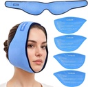 Ice Pack untuk Removal Kebijaksanaan dengan 4 Pel Dingin yang dapat dipakai kembali, Kandang Es Kebijaksanaan Bungkus untuk Tonsilectomy, TMJ, Ekstraksi Gigi, Jaw Pain, Oral Operasi, Penginapan Kosmetik