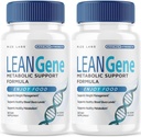 Rize lab Lean Gene Supplement, Metabolic Dukung Formula, Lean Gene for Advanced Wliss Loss, Lean Gene Maximum Sules, LeanGenex All- Natural Pills (120 Capsules) (Paket 2)
