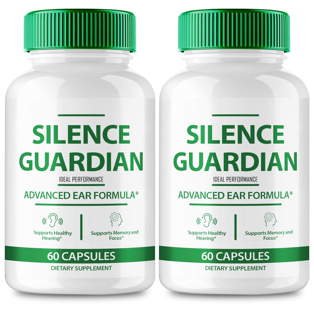 SilenGuardian Tinnitus Relief Untuk Ringing Ears Capsule, Cincin SilenGuardian Clear Tinnitus Pills, SulenceGuardian Ear Tinnitus Suplemen, Ear Ringing Tinnitus, SilenceGuardian Review (2 Pack)