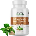 Ashwagandha Root Powder Capsules 1300mg, Capsule Metabolism Dukungan untuk Perempuan dan Pria, Imune & Mood Dukungan, Ashwamag GMO Dukungan Energi Bebas & Tidur Dukungan 90 Capsules
