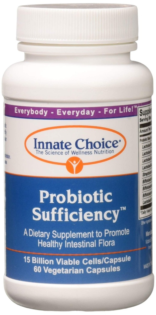Sufficiency Choice Probiotic, 60 kapsul vegetarian