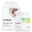 THORNE - Performance Whey Protein Isolate & Creatine Combo - Boost Muscle Support and Energy - NSF Bersertifikat untuk Sport - 30-90
