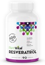 Plantvital Resveratrol 600mg - 90 Vegan Resveratrol Capsules