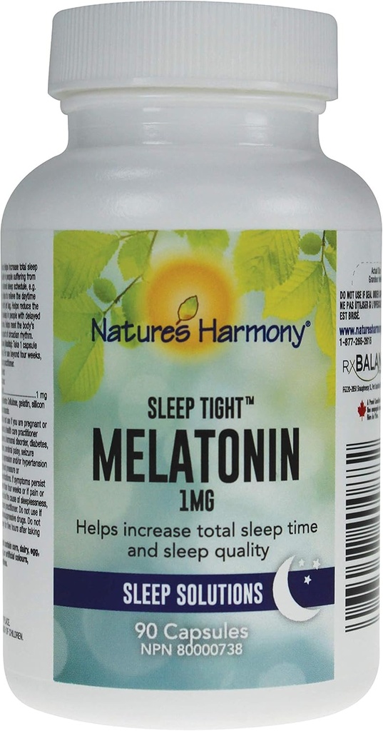 Nature 's Harmony ® Melonatin 1mg Capsules 90-