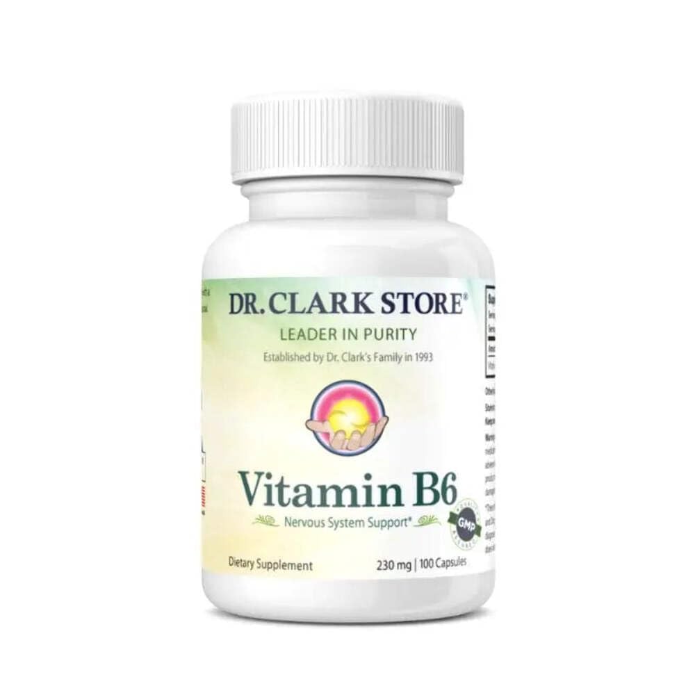 Dr. Clark Vitamin B6 Tambahan, 230mg, 100 Kapsul