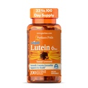Puritan 's Pride Premium Mintigold ™ Lutein Carotenoid 6mg with Hobxanthin for Men and Women, Dietary Suplement for Eye Health Dupport, 200 Rapid RAPD Rilis Softgels