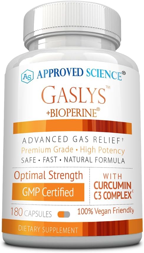 Diprotes Science Gasly - Tract Digetical, Gas, dan Tambahan Perut - dengan Powder Artichoke, Ginger, Benih Fennel - 180 Cacah - Paket 1