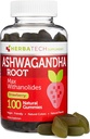 Aswagandha Gummies for Men and Women - Strongest 1.500mg Formula (100 Gumula) 3% Withanolides Cortisol Blocker for Relief, Calming, and Relaxation from Herbatech Suplemen