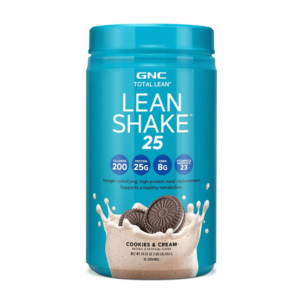 GINC Total Lean 12.4; Lean Shake 25 Protein Powder 126; Pengganti Tinggi Protein Meal Shake 124; Cookies and Cream 124; 16