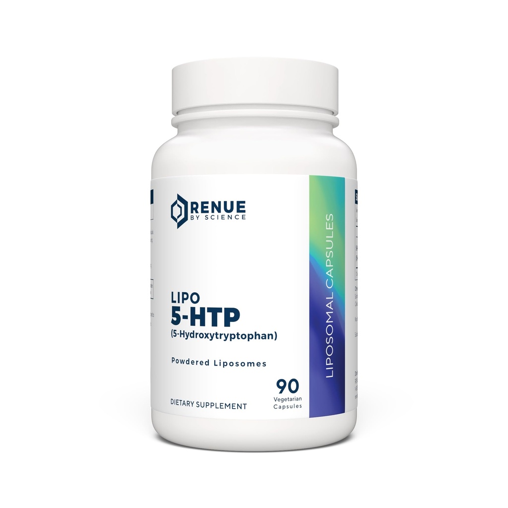 Renue By Science 5HTP 12.4; Liposomal 5 HTP Supplement: 124; 90 5-HTP Capsules - 75mg 5- hydroxyptophan per Serving 124; Amino Acid Supplemen: 124; Nor-GMO 124; Dibuat di AS & Third- Party Tested