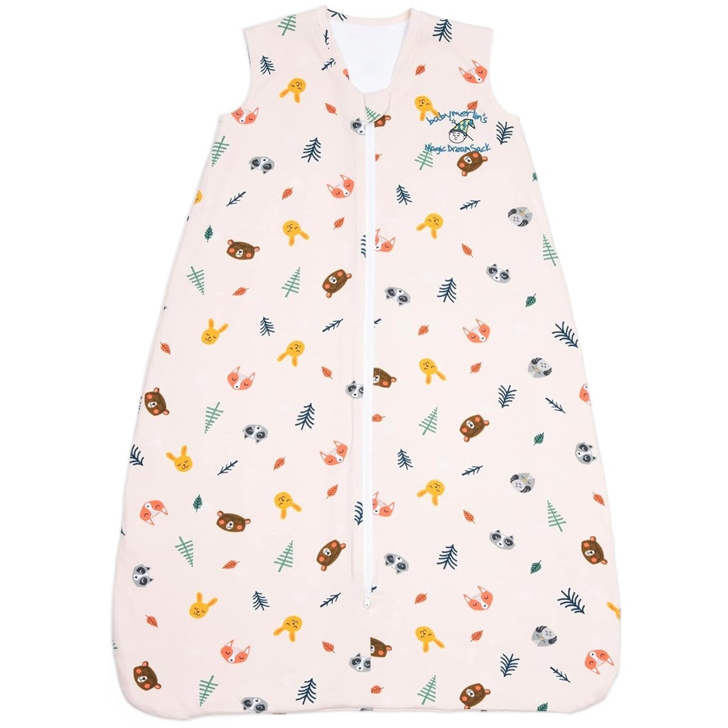 Bayi Merlin 's Magic Dreamsack - Cotton Wearable Blanket Sack - Winter Baby Sleep Sack untuk 6-12 Bulan Bayi - Promotes Pulih Tidur dan Hip Gerakan - Hewan Tidur