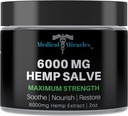 Keajaiban Medis 6000 MG Maksimum Kesehatan Salve Gunakan untuk HIPS, Joints, Neck, Back. Dibuat dengan Bahan Tersedia Terbaik
