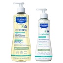Harus ela Stelatopia Eczemal - Prone Skin Time Gift Set - Family Skin Care Essentials - Natural Avocado & Sunflower Oil - EWG Verifikasi - 2 Items Set - Selatopia Cleansing Oil and Stellatopia + Cream