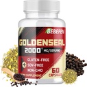 BEBEFEN Goldenseal Root Capsules 2000mg 124; Herb Tradisional Herb Suplemen 124; konsentrasi Ekstraksi 124; Vegetarian, Non-GMO
