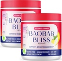 LIVORKA Baobab Bliss, All Natural Fiber Organic Fruit Powder Suplement, 60 Servings for 2 Months (Pack of 2)