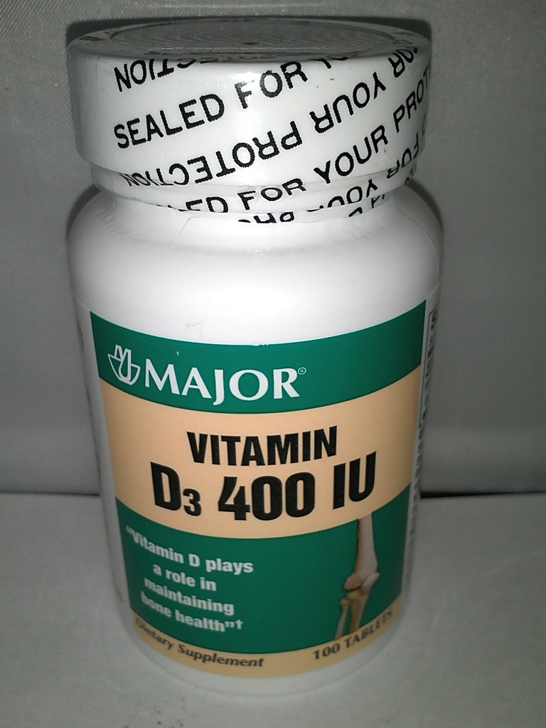 Vitamin Utama D3 400 Dietary IU Tambahan Bone Health 100 tablet