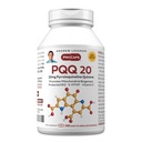 ANDREW LESSMAN PQQ 20mg - 240 Capsules - 20mg Pyrroloquinoline Quinone, Natural Protection Compound Support Vital Organians, Heart, Brain, Liver, Immune System. Miokondrial Biogenesis, Tanpa Addonist