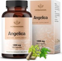 HERBAMAMA Dong Quai Tambahan - 100mg Angelica Root untuk Dukungan Perempuan - Dong Quai Powder Capsules - Vegan, Non-GMO Angelica Herb Antioksidant Suplemen Perempuan
