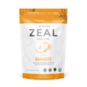 Zurvita Zeal for Life Wellness Drink Mix - Mango Flavor - Gluten- Free, Vegan, with Biotin, Vitamin B12, C, D, E, Iron, Magnesium - 30 Servings (420g)
