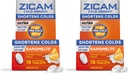 Zicam Ultra Cold Remedy Zinc Rapidmelts, Orange Cream Flavor, Homeopathic, Cold Shortening Medicine, Shortens Cold Durasi, Sugar- Free, Dye- Free, 18 Count (Pack of 2)