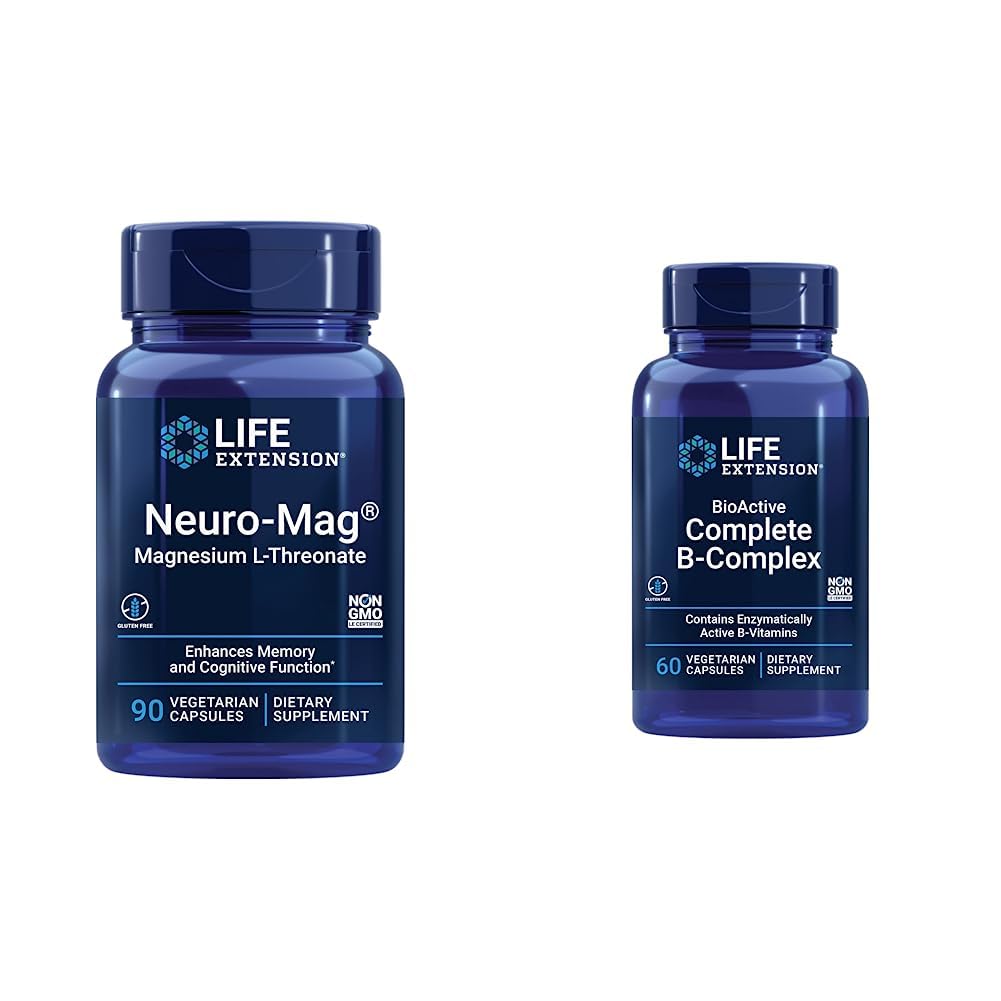 Ekstensi Hidup Neuro- mag Magnesium L- threonate dan Bioactive Complex untuk Otak, Jantung, dan Dukungan Nerve