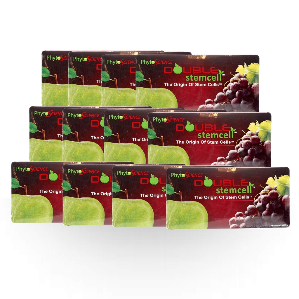 (Swiss kualitas Formula) 12x Phytoscience PhytoCellTec Apple Grape Double StemCell stem sel anti penuaan