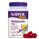 Natrol Kids Melonatoin Gummies 1mg, Children 's Melonatin for Restful Sleep, 140 Raspberry- Flavored Sleep Gummies, 140 Day Supply