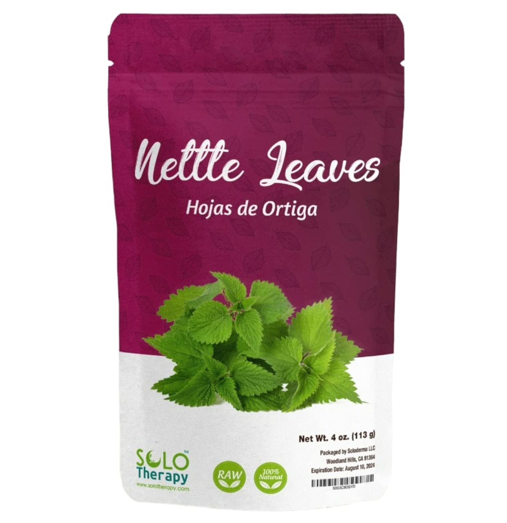Nettle Dry Cut Leaves, 4 oz., Hojas De Ortiga, Nettle Leaf Tea, Reavable Bag, Produk dari Kroasia, Dikemas di Amerika Serikat (Nettle Leaf 4 oz.)