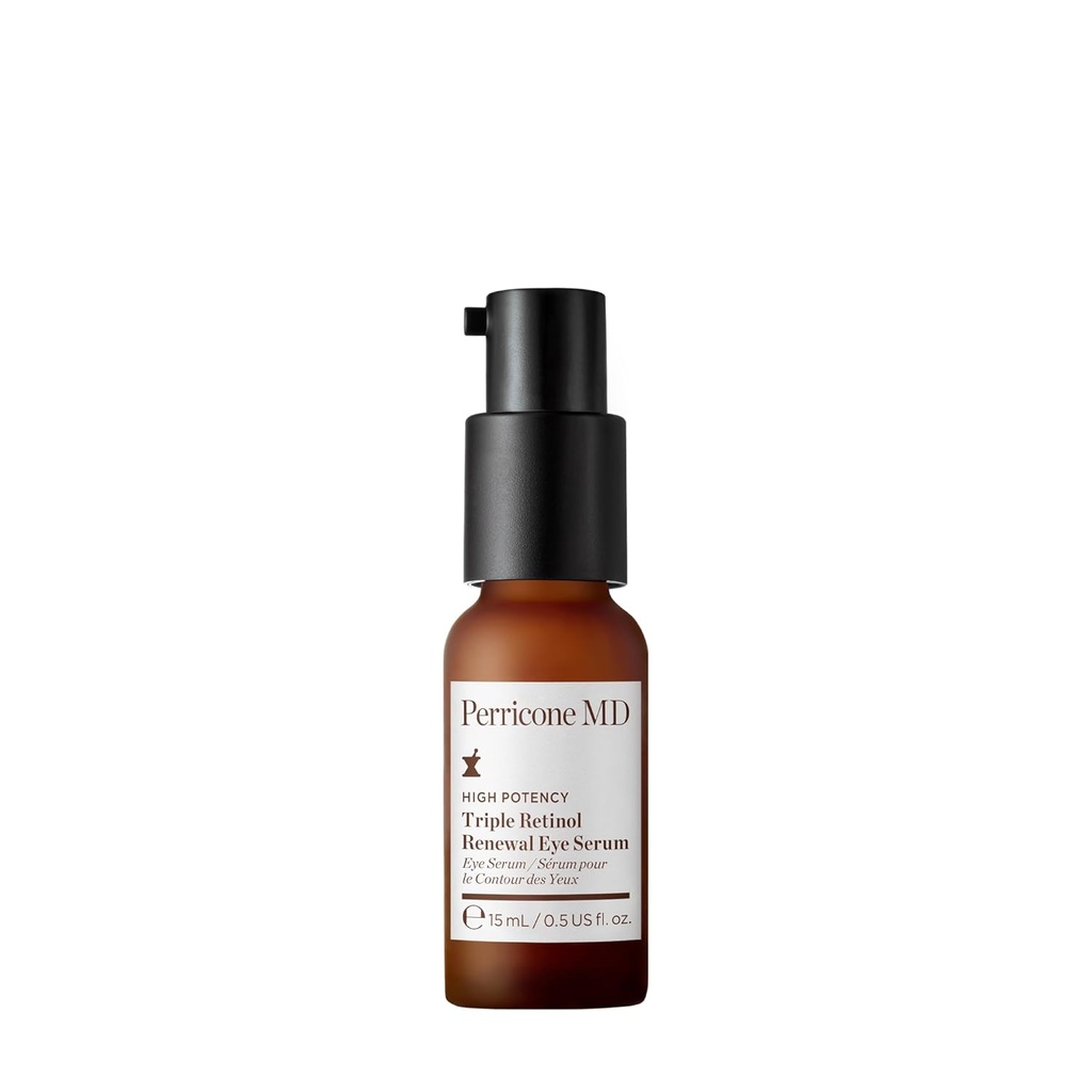 Potensi Tinggi Perricone MD Triple Retinol Renewal Eye Serum, 0.5 fs. oz.