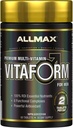 ALLMAX VITAFORM - 60 tablet - Premium Multivitamin untuk Pria - Six Functional Complex + Vitamin C, D3 & Zinc - 30 Servis