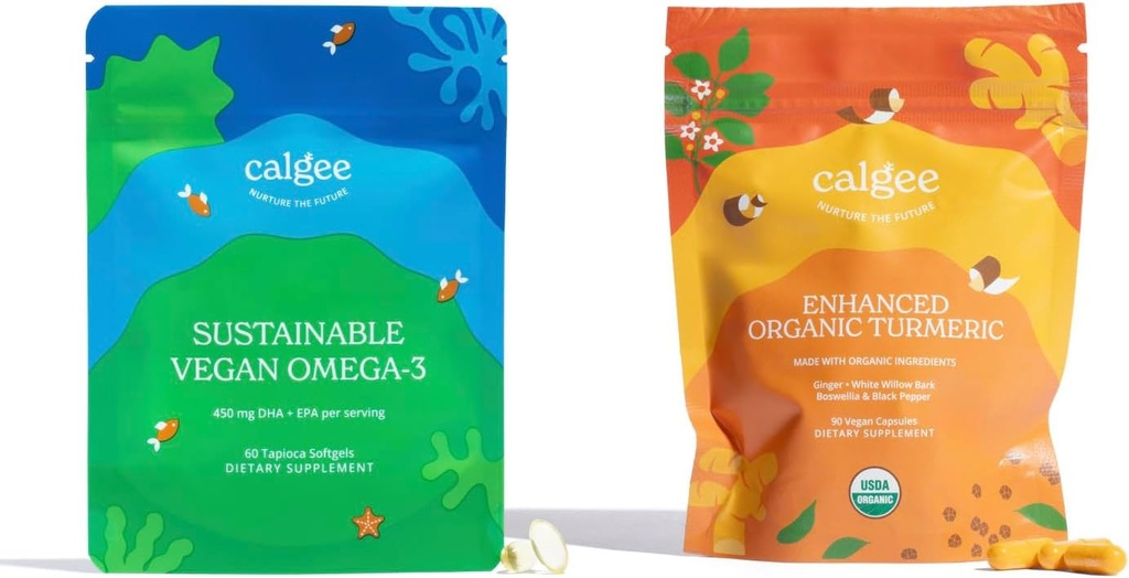 Vegan Omega - 3 & USDA Organik Turmeric