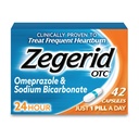 Zegerid OTC, Relief Heartburn 24- Hour Heartburn, Acid Reflux Medicine and Antax, Trets Frequent Heartburn, Omeprazole 20mg + Sodium Bikarbonat, Proton Pump Inhibitor (PPI), 42 Capsules