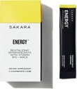 Effervescents Energi Sakara, 15 Paket - Didenda Hugar Free Electrolytes Pawder dengan Vitamin B12 & L Theanine, Paket Air Flavored, Powder Hidration, Energi Minum Bubuk Elektrolite