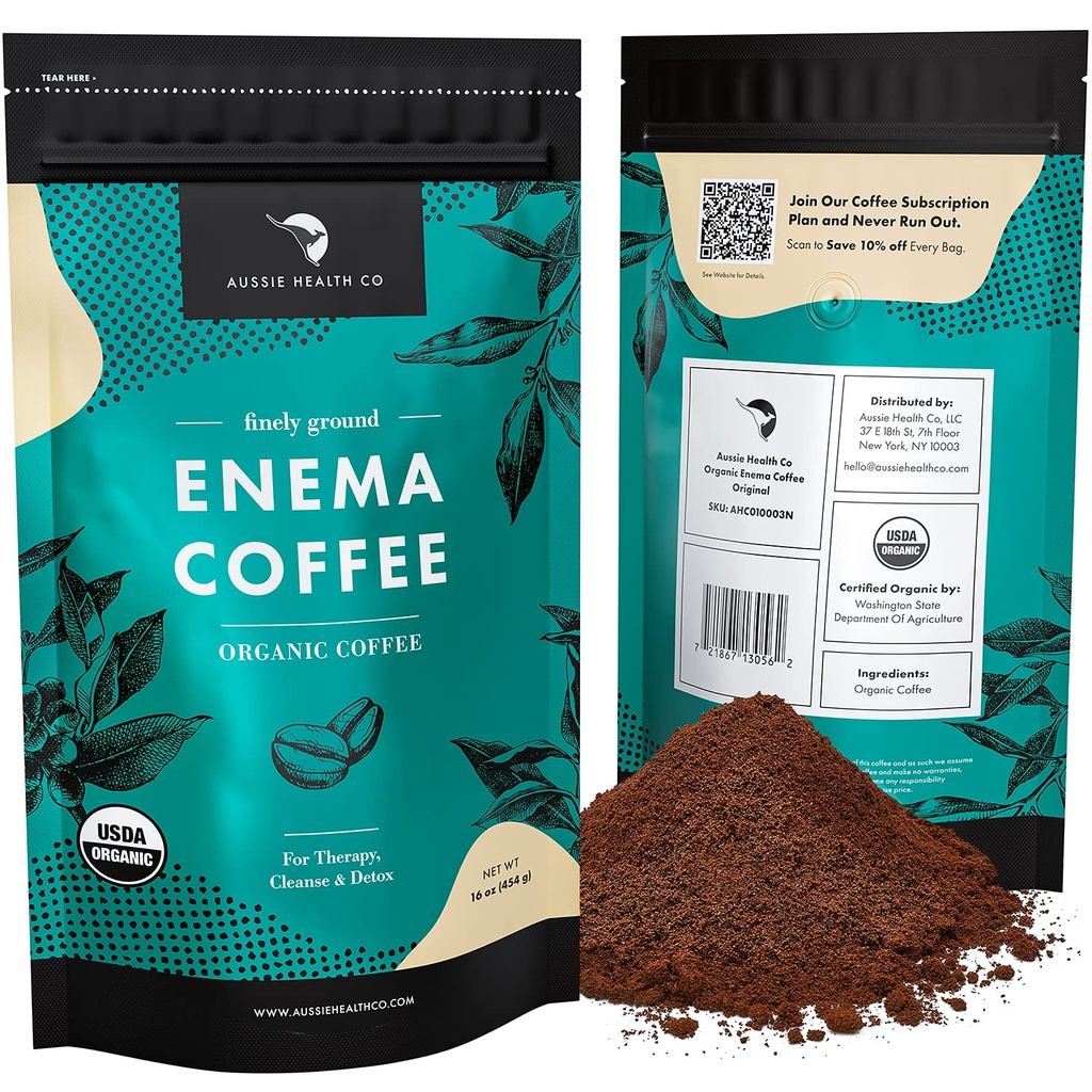 Aussie Health Co Wealth Coffee - Organic Coffee - 419 ° Roast, Ground Coffee, Cleanse dan Detoxify, Dibuat di USA - 1 lb Bag