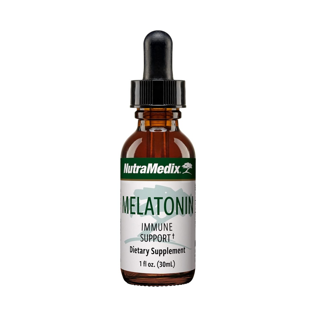 NutraMedix Melonatin Night Time Dups for Occational Sleeplessness - Liquid Melonalin for Optimal Rest, Immune System & Mood Dukung - May Help with Feeling Groggy (1oz / 30ml)
