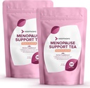VomVaya Save 10% on Menopause Dukung Tea 2-Pack Bundle - Relief Menopause Natural untuk Women w / Red Clover & Black Cohh - Night Sweats & Hot Flashes Relief - Peach Flavor - 90 Teabag