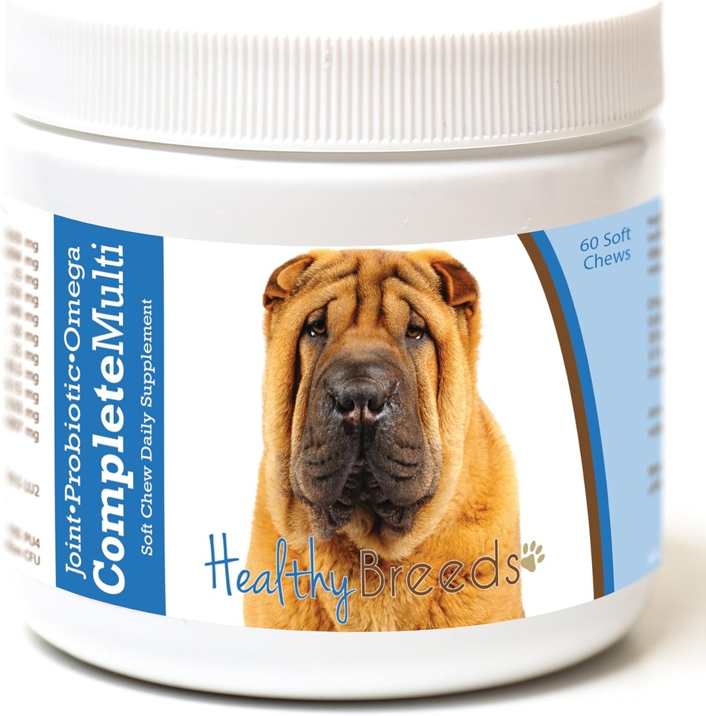 Sehat Breeds Chinese Shar Pei All in One Multivitamin Soft Chew 60 Count