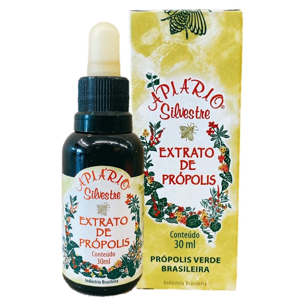 Apiario Silvestre Brazilian Green Bee Propolis Tradisional Extract (30 ml)