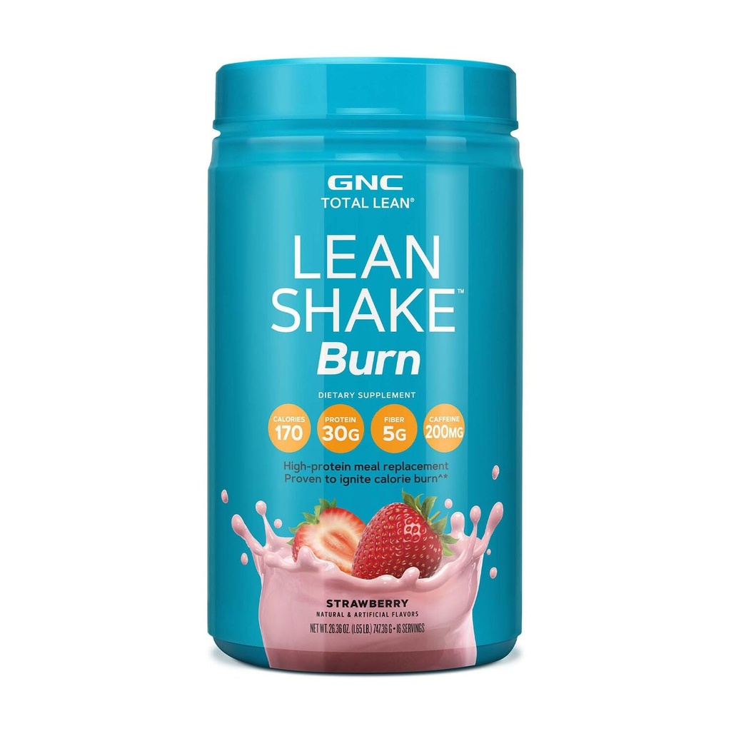 GNC Total Lean Shake Burn - Strawberry (16 Servis)