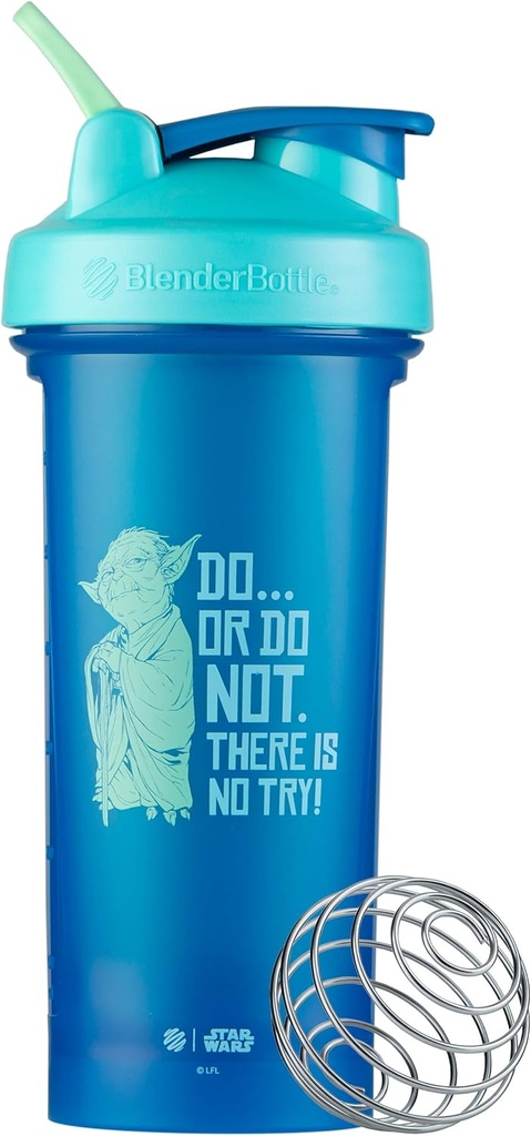 BlenderBottle Star Wars Classic V2 Shaker Bottle Perfect for Protein Shakes and Pre Workout, 28- Ounce, Do... atau Jangan. Tidak ada mencoba.