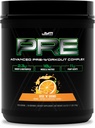 Pra JYM X Rise N 'Grind Advanced Precyout Powder Massive Pumps, Citruline Nitrate, Dynamine, NO3T Betaine, BCAA' s, Nootropics, Creatine - Alanine, JYM Suppplemen Sains, 20 Servis