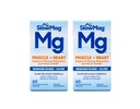SlowMag MG Muscle + Heart Magnesium Chloride dengan Kalsium Tablet 60 Count (Paket 2)