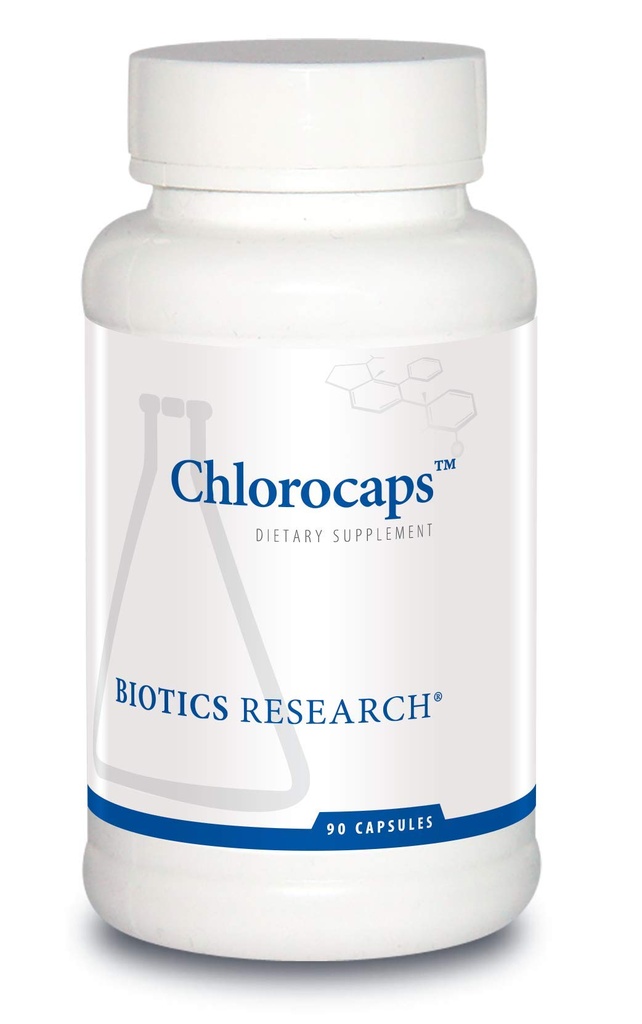 Biotika Research Chlorocaps Chlorophylins, Vitamin, SOD & Catalase, Good Source of Magnesium 90 Caps