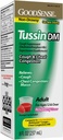 GoodSense Tussin Cough Syrup DM, Raspberry Flavor, Effective Relief for Cough and Chest Contrable, Thins Mucus, 8 Fl Oz