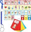 27 Autism Communication Cards Visual Aid Nonverbal Communication Board Speech Delay Feelings